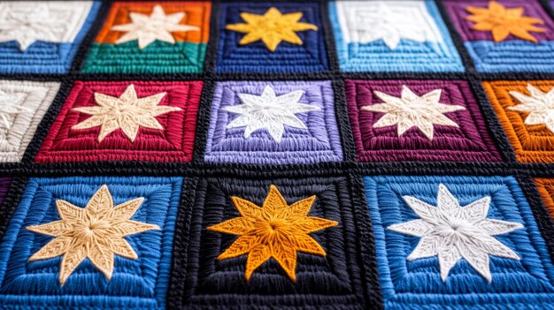 Pequeñas piezas bordadas